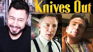 KNIVES OUT | Chris Evans | Daniel Craig | Jamie Lee Curtis | Rian Johnson | Trailer Reaction!