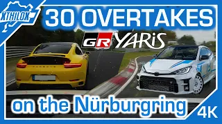 ACTION Lap with over 30 Overtakes, Drifts and Close Calls 🚀 GR YARIS NÜRBURGRING NORDSCHLEIFE BTG 4K