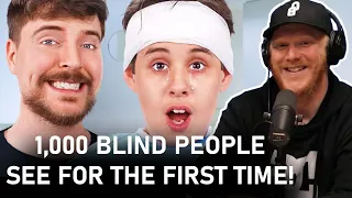 1,000 Blind People See For The First Time REACTION | OFFICE BLOKES REACT!!