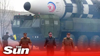 North Korea's Kim Jong-un does a Top Gun impression in slick vid of him at ballistic missile test