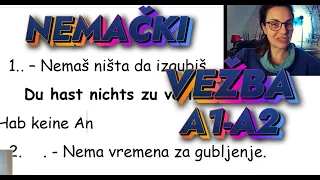 NEMAČKI - A1-A2 - NAUČI I UPOTREBI ODMAH  - NA KRAJU JE JEDINO VAŽNO DA USPETE DA KAŽETE ŠTA ŽELITE