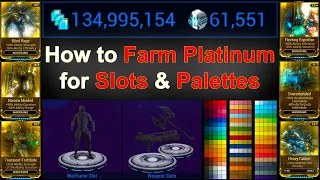 Warframe Best Plat Farm Early Game