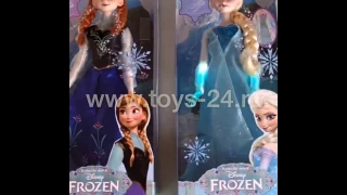 Кукла Эльза и Анна поющие Дисней 40 см Холодное сердце Frozen Disney