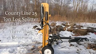 CountyLine 25 Ton Log splitter 3+ Year Review/ Overview
