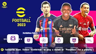 Download eFootball pes 2023 PPSSPP TM Arts Season 2 Full Update Graphics HD Android Offline