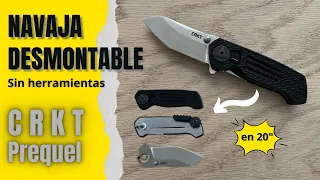 🚩 Pocket Knife Cleaning and Maintenance; easy and fast: CRKT Prequel Field Strip Review