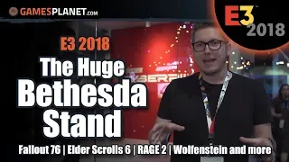[E3 2018] The Huge Bethesda Stand | Fallout 76 | Elder Scrolls 6 | RAGE 2 | Wolfenstein and more
