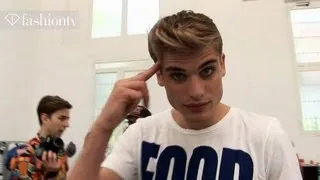 Frankie Morello Men Spring/Summer 2014 BACKSTAGE | Milan Men's Fashion Week | FashionTV