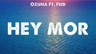 Ozuna Ft. Feid - Hey Mor (Lyrics) Bad Bunny, KAROL G, Romeo Santos, SHAKIRA