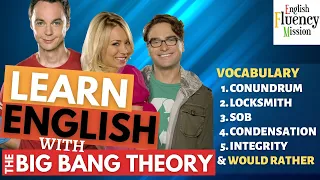 Learn English with TV series Big Bang Theory | Penny Can't Open Her Flat Door