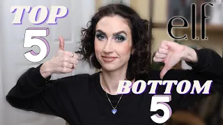 THE BEST & WORST OF ELF COSMETICS! Top 5 & Bottom 5 Products // What to Skip Out On & What to Get!