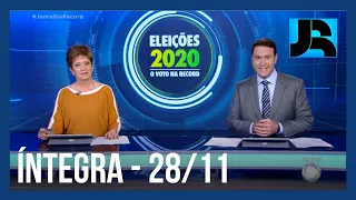 Assista à íntegra do Jornal da Record | 28/11/2020