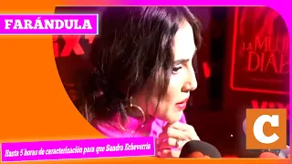 Hasta 5 horas de caracterización para que Sandra Echeverría sea María Félix de 80 años