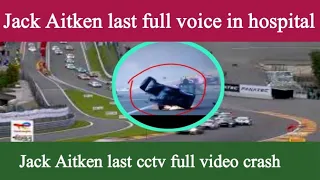 Jack Aitken Crash - Spa 24h 2021 |CCTV Footage|jack aitken last voice in hospital|jack aitken video