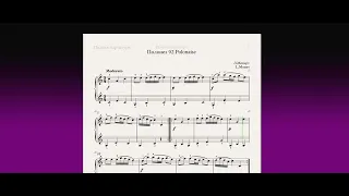 Полонез 92 Polonaise Фортепиано 1 класс / Piano 1 grade