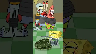 Kid playing with Grenade  #spongebobexe #shorts