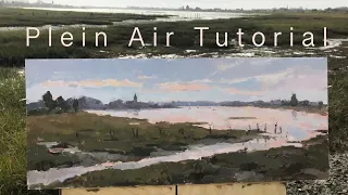 Plein Air Oil Painting Demonstration | Seascape with Commentary