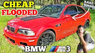 I Bought a Cheap Flood Salvage BMW M3 that Runs for a Few Minutes before DYING!