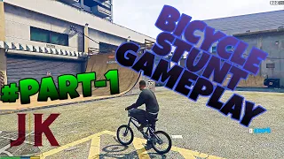 GTA 5 Bicycle Stunt Gameplay #Franklin's First Try (in Hindi)