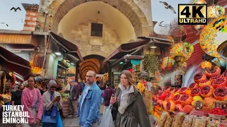 Turkey 🇹🇷 Great Bazaar In Istanbul, Amazing Shopping- Walking Tour-Experience In The Egyptian Bazaar