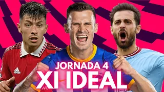 EL XI IDEAL DE LA JORNADA 4 DE LA PREMIER LEAGUE 22/23