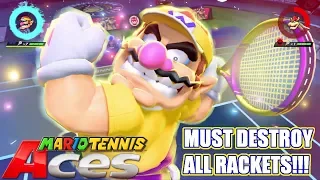 Mario Tennis Aces: Entire CPU Tournament - Racket Breaking Edition