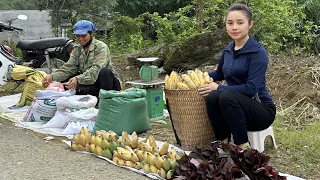 FULL VIDEO: 60 days of harvesting bananas, red amaranth, bean sprouts, to go to the market to sell