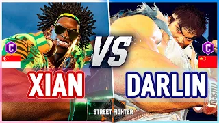 SF6 🔥 Xian (Dee Jay) vs Darlin (Ryu) 🔥 Street Fighter 6