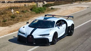 $3.2 Million Bugatti Chiron Pur Sport driving in Croatia | Accelerations & Pure Sound