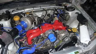 Subaru Impreza GC8 STI V2 rotated manifold