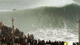 NAZARÉ TOW SURFING CHALLENGE, HUGE WAVES