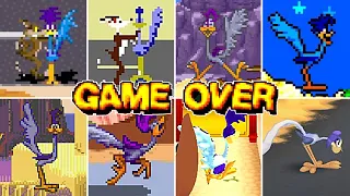 Evolution Of Road Runner Death Animation & Game Over Screens (1985 - 2023)