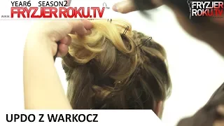 Updo z warkocz. FryzjerRoku.tv