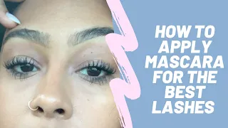 How to apply mascara ( Without doing the ugly mascara face)