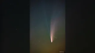 Animacion del cometa 2020 F3 Neowise el 17-7-2020