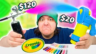 CRAYOLA Vs Airbrush: Can $20 Airbrush Keep up?