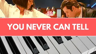 🎼 How to play "You never can tell" on your piano ? (Tutorial + Music sheet) 🎹