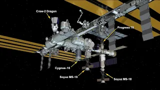 Expedition 65 Soyuz MS 19 Docking - October 5, 2021