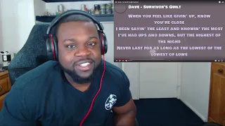 Dave - Survivor’s Guilt [Reaction]