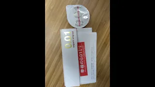 【ahmeowcondom】Unboxing sagami original 0.01 condom #protection #birthcontrol #sexeduction #std