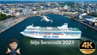 SILJA SERENADE ARRIVE IN HELSINKI  2023 | DRONE 4K