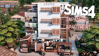 🇯🇵 Japanese Apartment 🏙️ | Sims 4 Stop Motion Build | NO CC