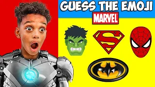 GUESS THE MARVEL CHARACTER BY EMOJI | The Prince Family Clubhouse