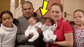 Mom gives birth to black and white twins, 7 years later an even bigger surprise awaits her