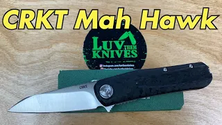 CRKT Mah Hawk / includes disassembly / D2 blade on bearings with the great Mah design !