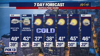 Cold days ahead, with heavy mountain snow | FOX 13 Seattle