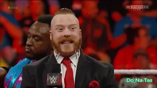 Sheamus Championship Celebration with New Day  Raw 2015 Full Celebration