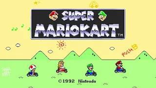 Super Mario Kart (SNES) - Full Game 100% Longplay - All Tracks on 150cc