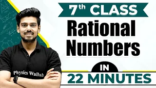 Rational Numbers in One Shot | Cheat Sheet For Class 7th