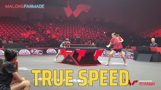 TRUE SPEED! Wang Yidi vs Qian Tianyi | 2024 Singapore Smash (Fancam)